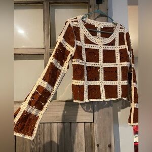 Crocheted floral size large